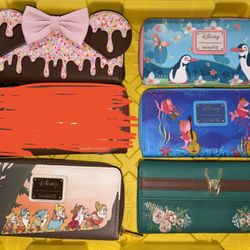 ***DISCOUNTED*** DISNEY Loungefly Wallets