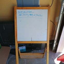 IKEA Children's Standing Whiteboard And Chalkboard 