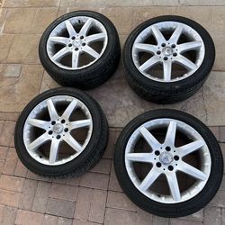 Mercedes c-class wheels tires Bridgestone Potenza