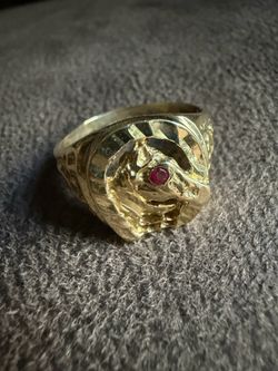 14K Horse Ring
