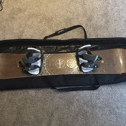 Snowboard with Bindings