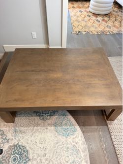 Ashley Cariton Coffee Table – Large 56x42 Weathered Oak
