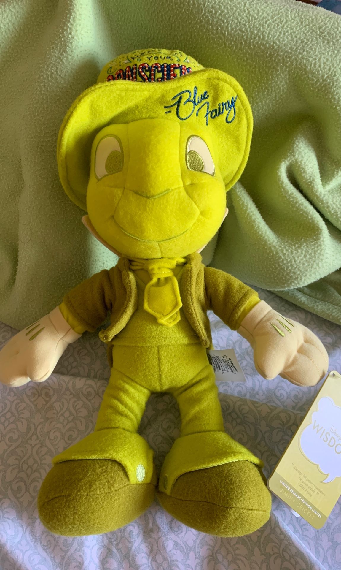 Disney limited edition Jiminy Cricket plush,All Products : American Fashion Style Bags On Sale