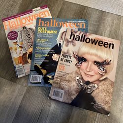 3 Halloween Magazines