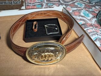 "Western Leather Belt"