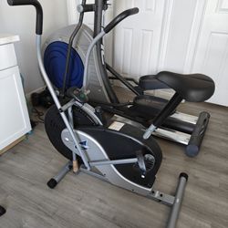 Body Flex Sports Body Rider Stationary Cardio Exercise Upright Fan Bike