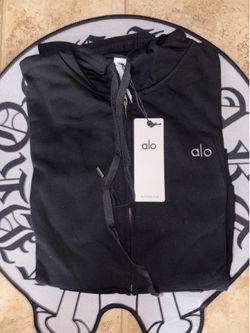 Alo Black Zip Ups