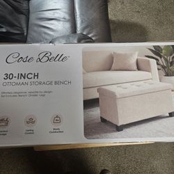 Ottoman Storage Bench 30"