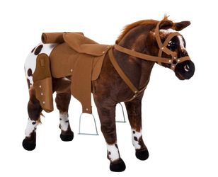 Sit on horse with Satchel