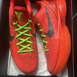 Nike Kobe 6 Reverse Grinch Size 10 Used