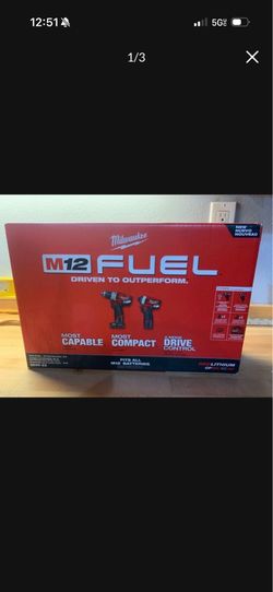 Milwaukee Fuel Hammer Drill & Impact Driver