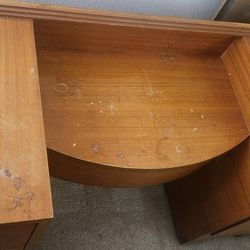 Solid Wood Vanity With Mirror And Bench
