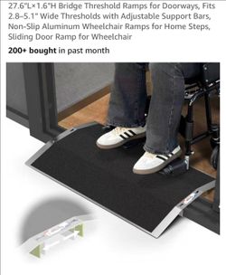 New 27,6 Bridge threshold ramp for doorway