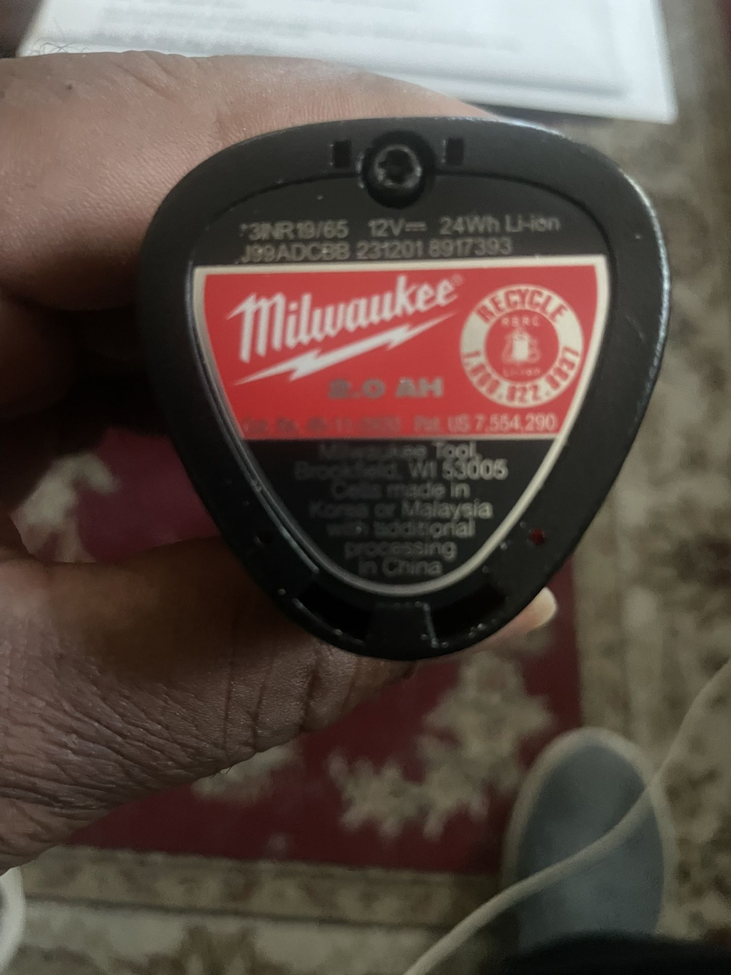 Brand New Milwaukee M12.0 2.0AH 