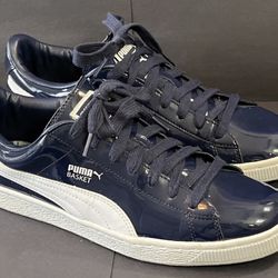 Puma Basket Classic Patent Leather Sneakers Size 11