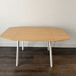 Natural wood Drop-Leaf table
