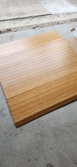 Bamboo Office Chair Mat