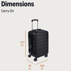 Amazon Basics 21" Hardside Carry-On Luggage