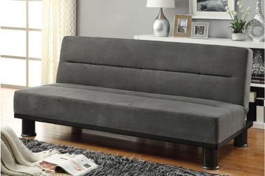 Brand new gray linen sofa futon