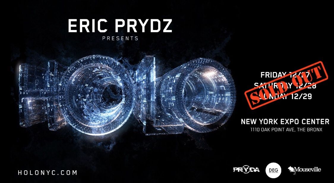 (2) Eric prydz holo NYC Sunday GA tickets
