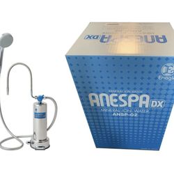 New Enagic ANESPA DX shower filter ! Best Quality Stainless Steel Medical Grade made in Japan ! 2 Filters ! Save 55% and No Tax