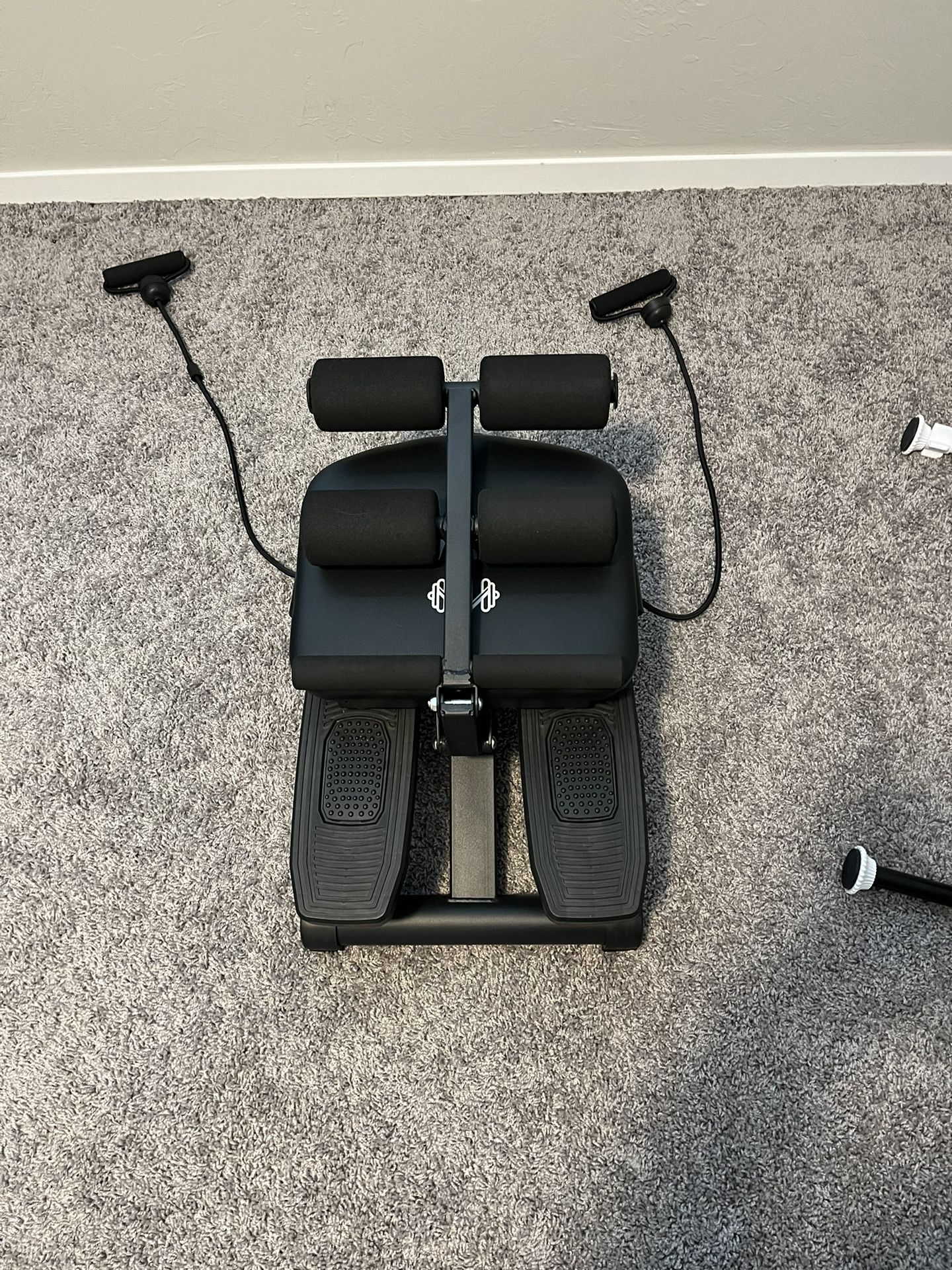 Stair Stepper With Ab Machine And Resistance Bands