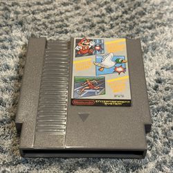 Nintendo Nes Super Mario Bros Duck Hunt Track and Field Game