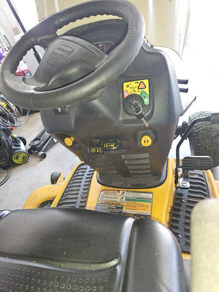 Cub cadet riding lawn mower fifty four inch