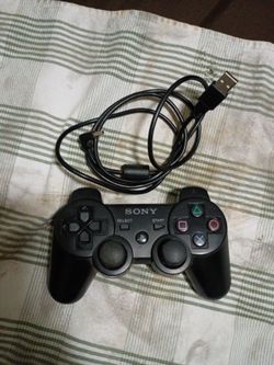 Sony PS3 DualShock 3 Controller with USB Cable