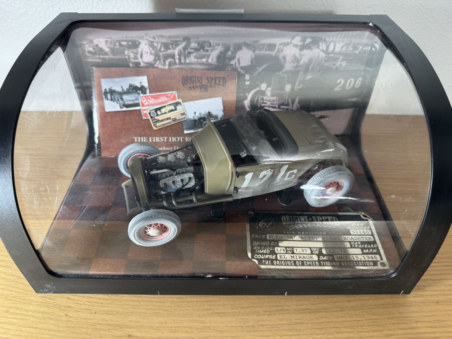 1:18 Highway61 Ford Model A Roadster Hot Rod Origins Of Speed 50160