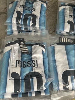 Argentina Messi #10 Soccer Jersey – Kids Sizes Available