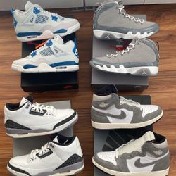 Jordan’s All Deadstock Size 8.5