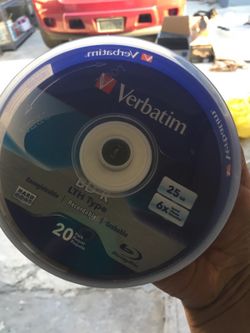 Verbatim blue ray cd