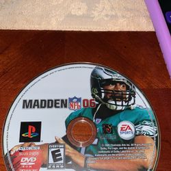 Madden NFL 06 (Sony PlayStation 2, 2005) PS2 Disc Only VG