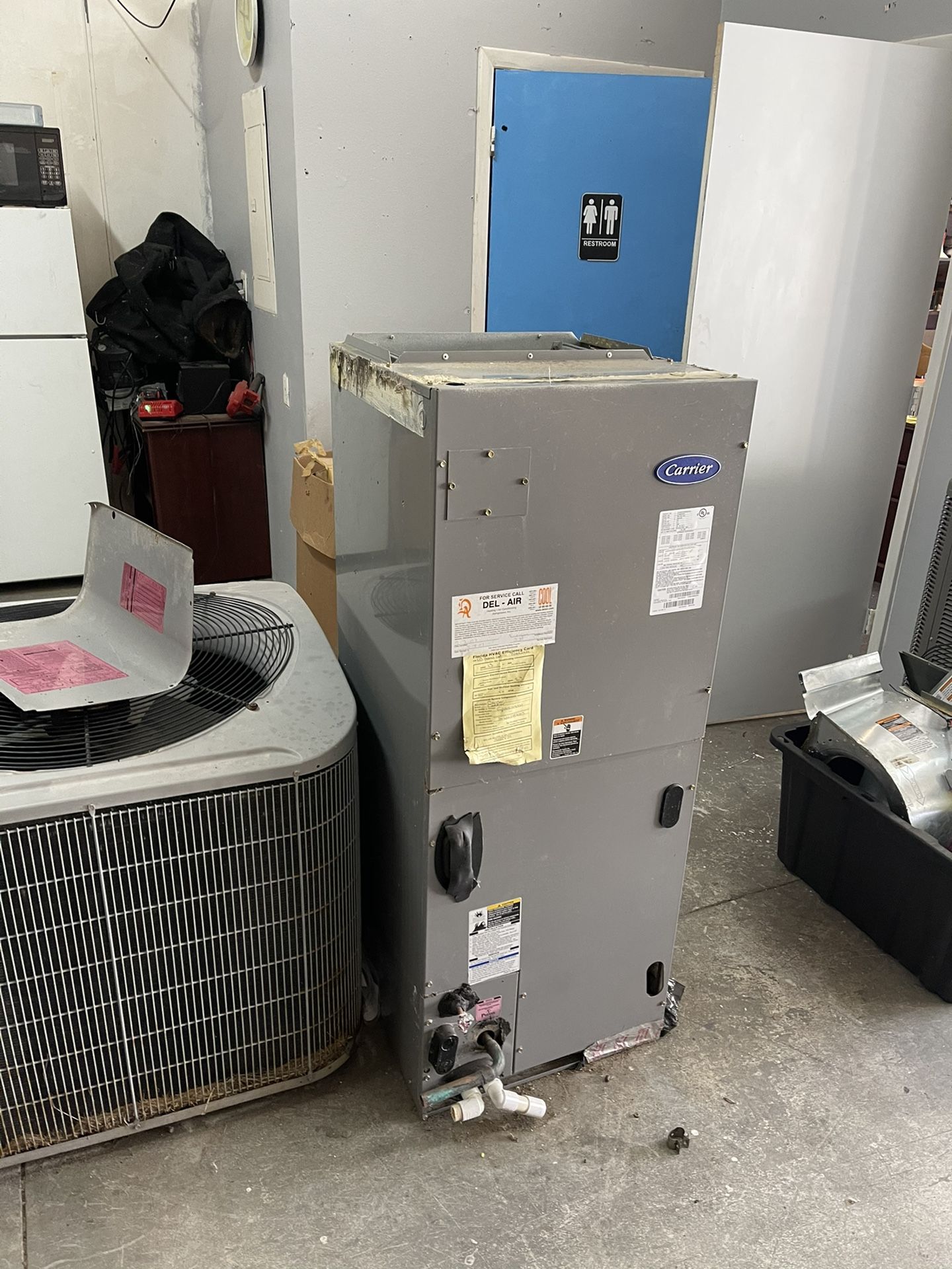 Ton System air handler and condenserCarrier