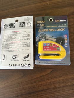 Motorcycle disc lock