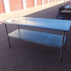 Stainless Steel Table 72"(6ft)