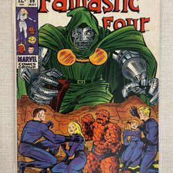 FANTASTIC FOUR #86 Marvel Comics 1969 Silver Age, DOCTOR DOOM Cover Stan Lee FN-