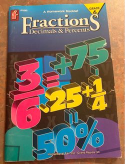 New grade 6 fractions, decimals & percents