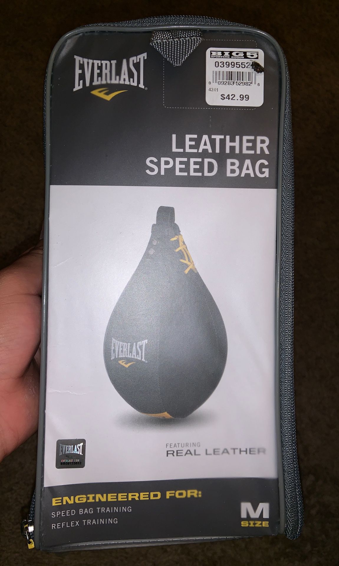 Everlast Leather Speed Bag (Deadstock)
