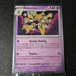 Alakazam Sealed Pokemon Promo Card
