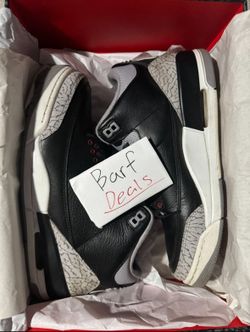 Jordan 3 Black Cement