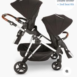 Mockingbird Stroller Single-to-Double with Snack Trays ($900 Value)