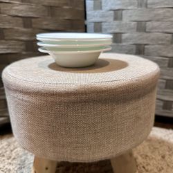 White Vintage Comcor By Corning Fruit Bowls, Set of 4 
