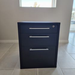 Solid Wood 3-Drawer File Cabinet – Espresso/Walnut