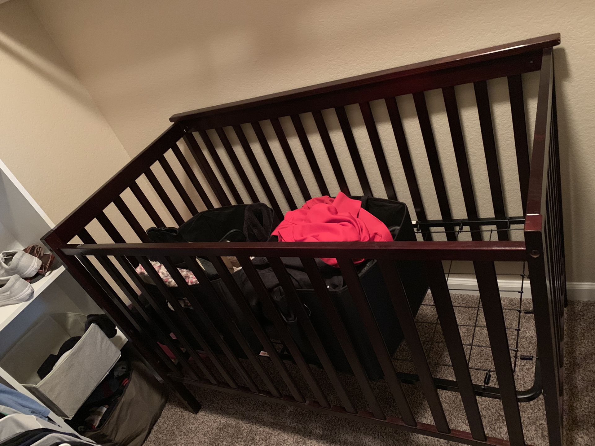 Baby crib and Exerciser
