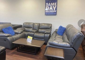 Madrid reclining two piece sofa and loveseat $1099