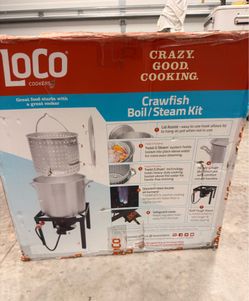 100 qt crab boil pot burner combo