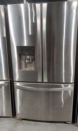 Kenmore 3 Door Stainless Steel Refrigerator Fridge
