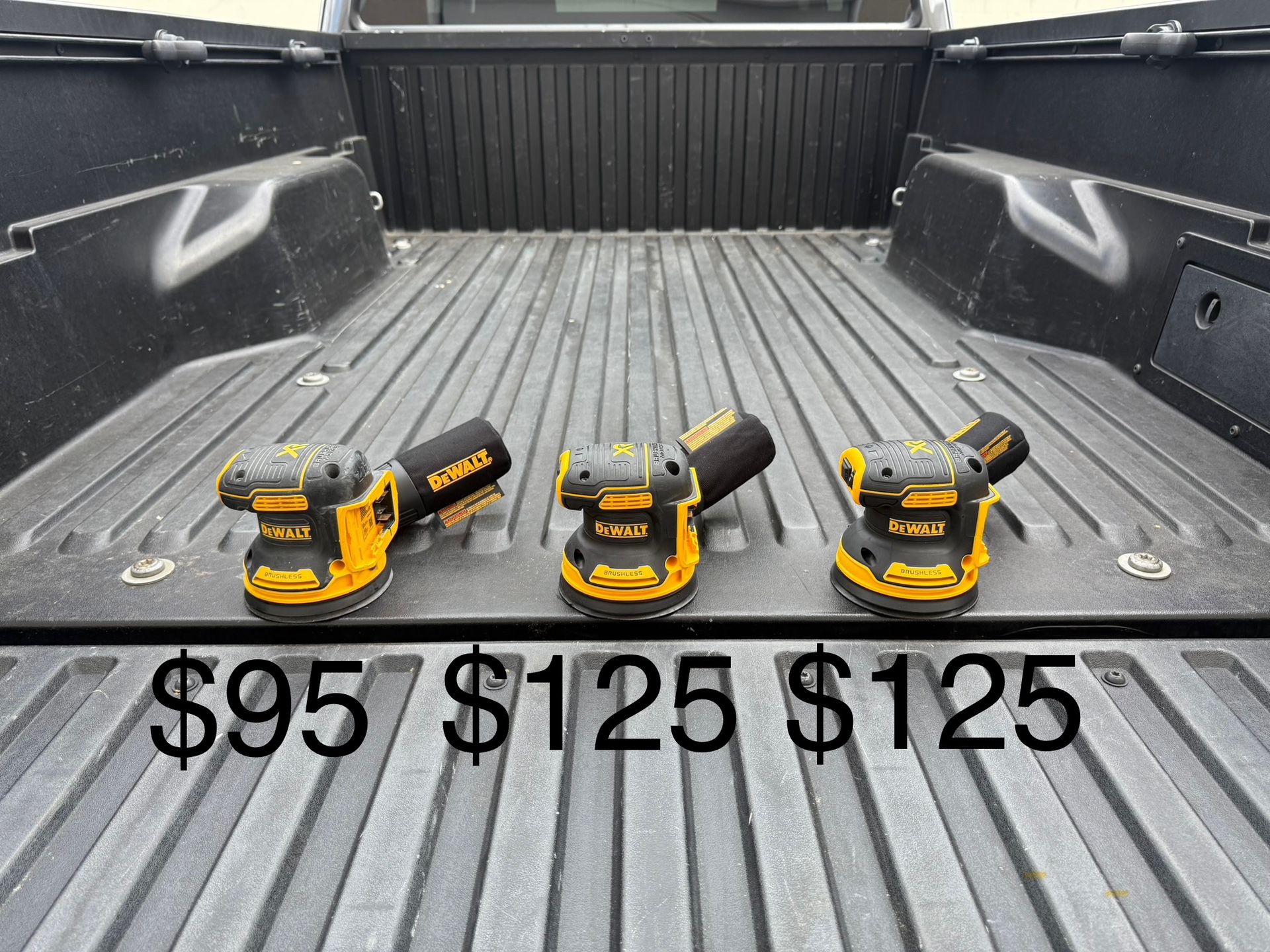 DEWALT 20V MAX XR Cordless Brushless 5 in. Random Orbital Sander (Tool Only) **SEE PHOTO FOR PRICING**